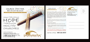 Postkarten-Design von NatPearlDesigns für Church Doctor Ministries | Design: #3567224