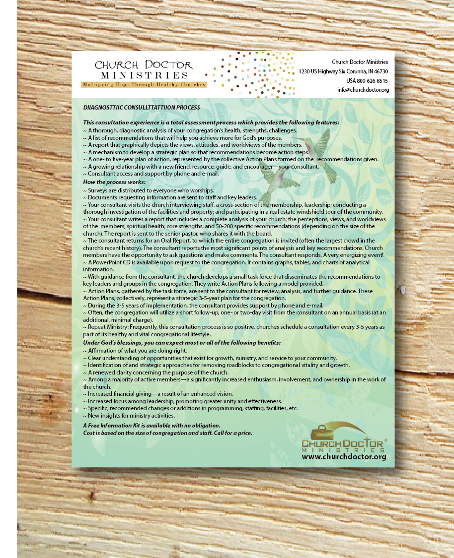 Postcard Design by green82 for Church Doctor Ministries | Design #3575711