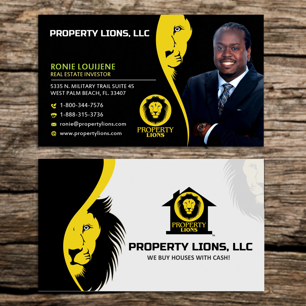 Business Card Design by Sandaruwan for Property Lions | Design #3560260