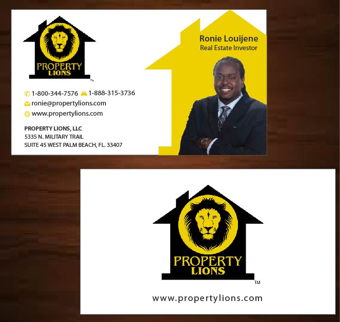 Business Card Design by Joy16589 for Property Lions | Design #3559614