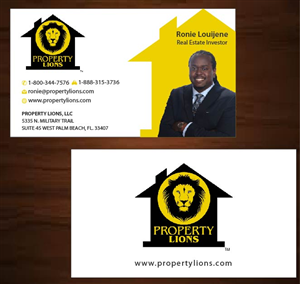 Business Card Design by Joy16589 for Property Lions | Design: #3559614