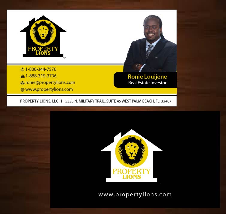 Business Card Design by Joy16589 for Property Lions | Design #3559631