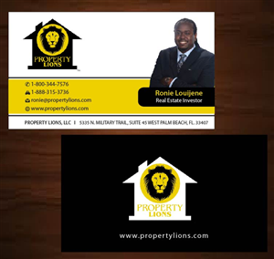 Business Card Design by Joy16589 for Property Lions | Design: #3559631