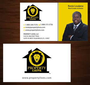 Business Card Design by Joy16589 for Property Lions | Design: #3559636