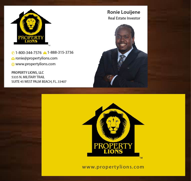 Business Card Design by Joy16589 for Property Lions | Design #3559642