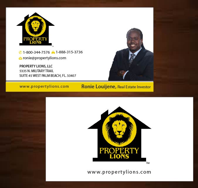 Business Card Design by Joy16589 for Property Lions | Design #3559794