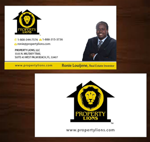 Business Card Design by Joy16589 for Property Lions | Design: #3559794
