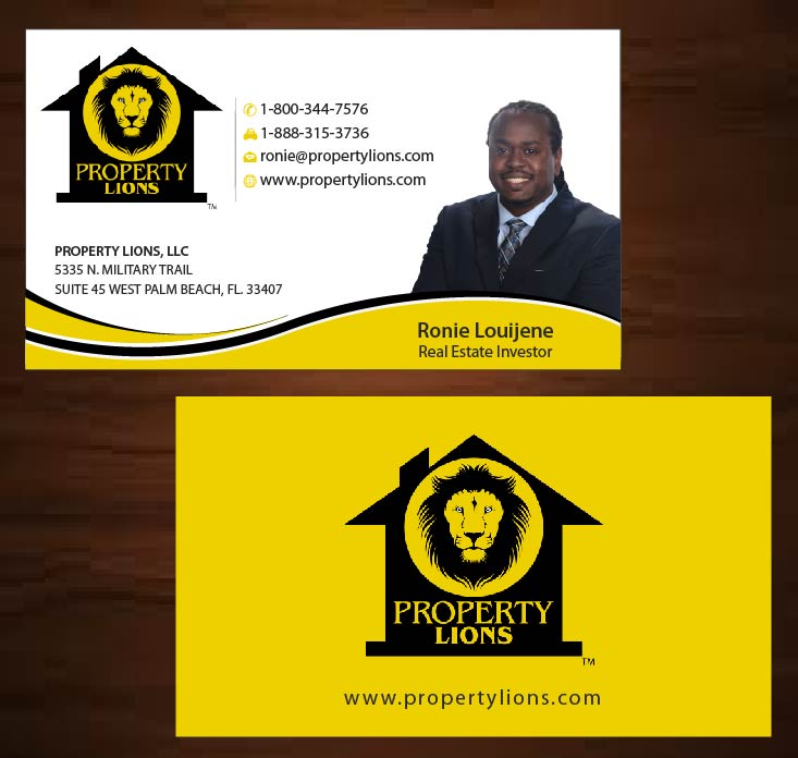Business Card Design by Joy16589 for Property Lions | Design #3559806