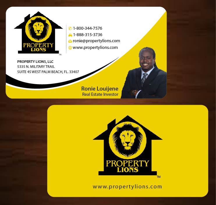 Business Card Design by Joy16589 for Property Lions | Design #3559813