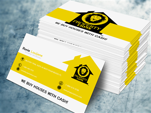 Diseño de Tarjeta de Presentación por a7mddz para Property Lions | Diseño: #3561008