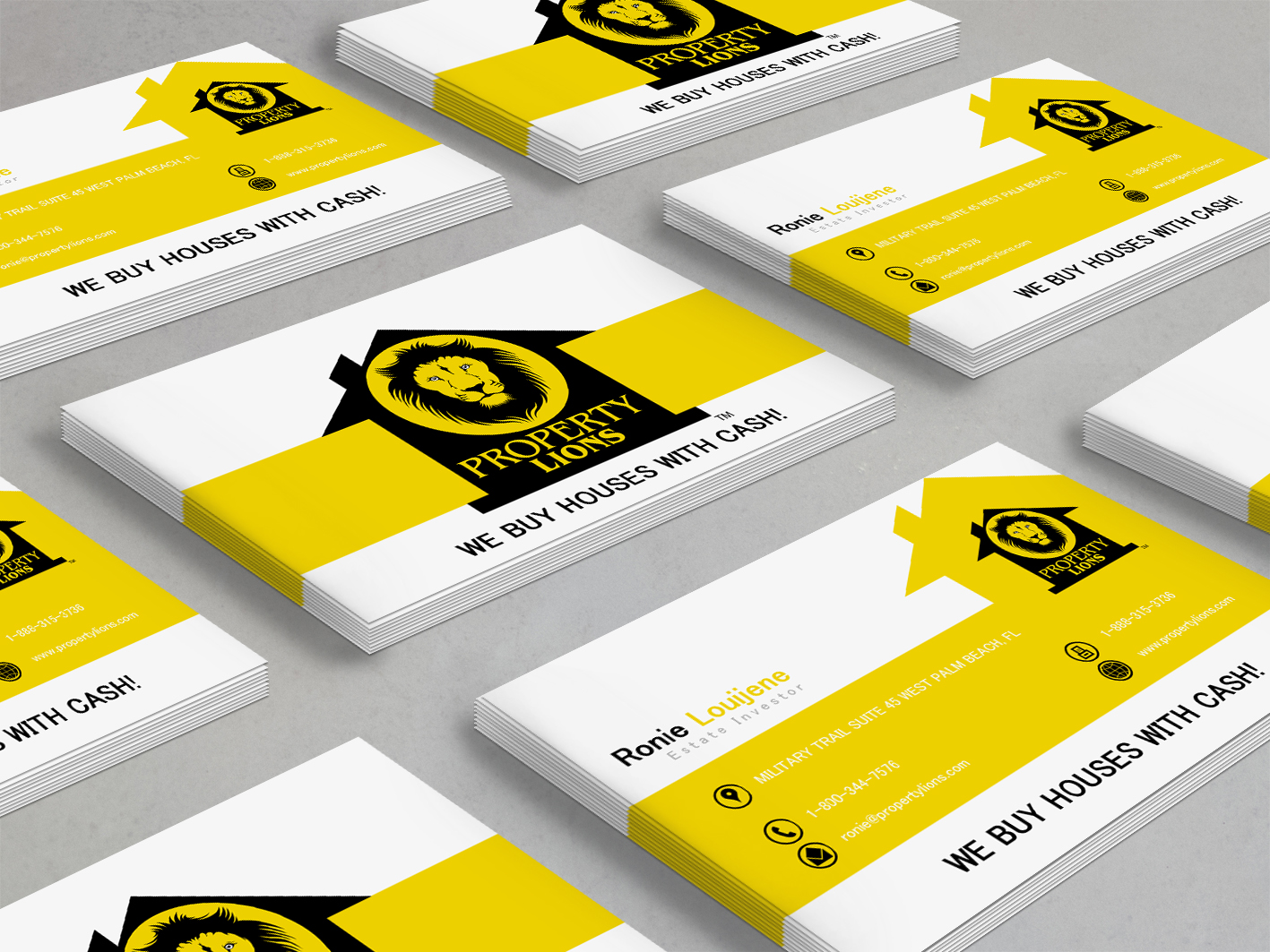 Business Card Design by a7mddz for Property Lions | Design #3561012