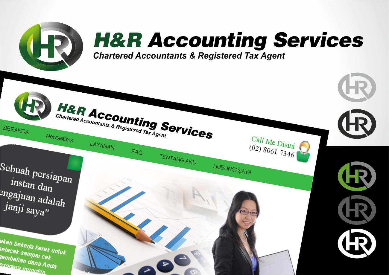 Design de Logo par Srikandi pour H & R ACCOUNTING SERVICES | Design #890634