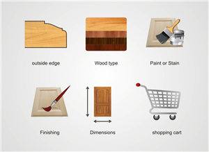 Icon-Design von INDIAN_Ashok für HQ Cabinet Doors | Design: #3549806