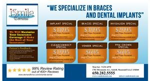 Postcard Design by rednixvenkat85 for iSmile Dental | Design: #3588872