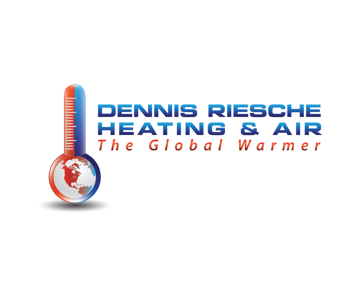 Logo Design by Angelo for Dennis Riesche Heating & Air | Design: #3602724