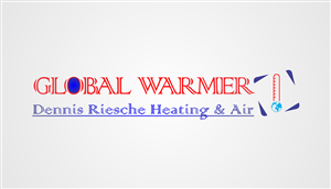 Logo Design by Doctor Logo for Dennis Riesche Heating & Air | Design: #3574895
