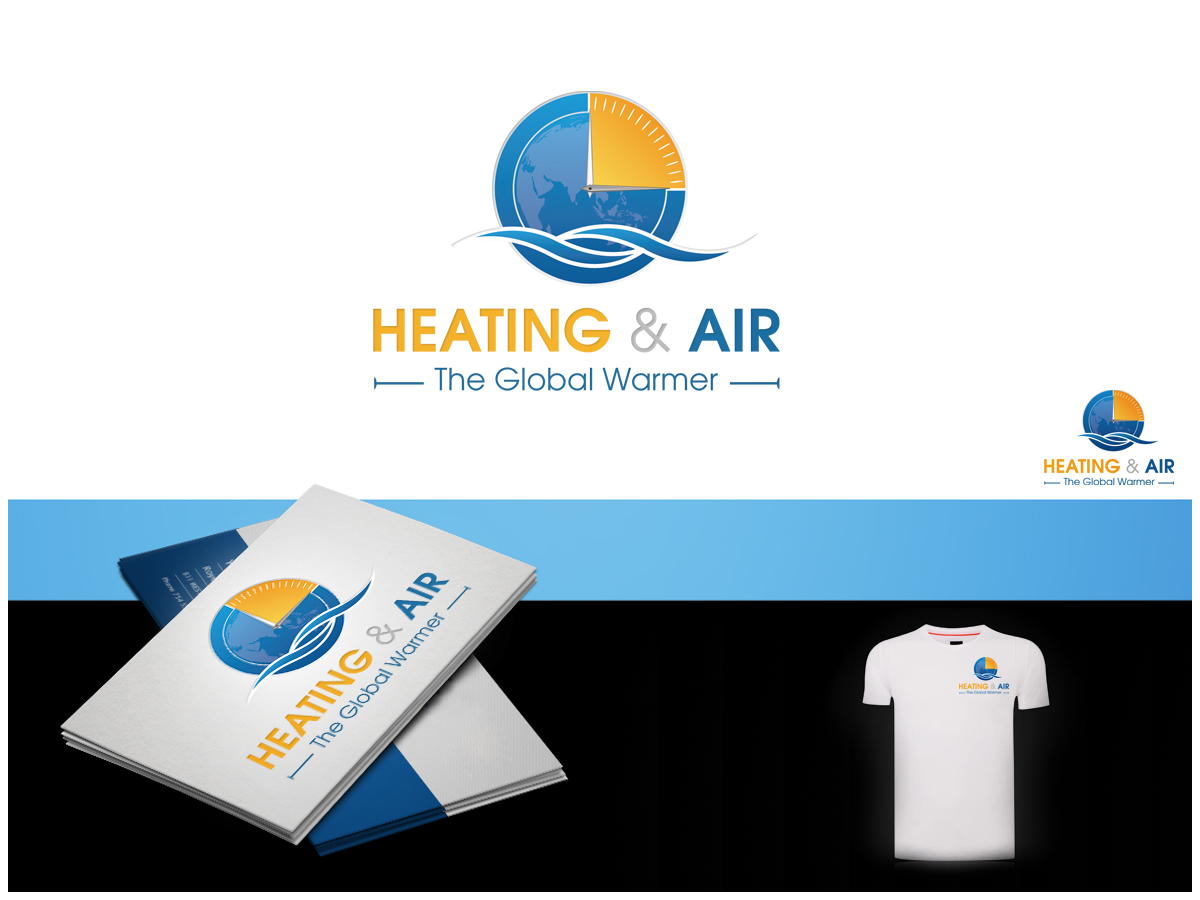 Logo Design by Honey GD for Dennis Riesche Heating & Air | Design #3586031