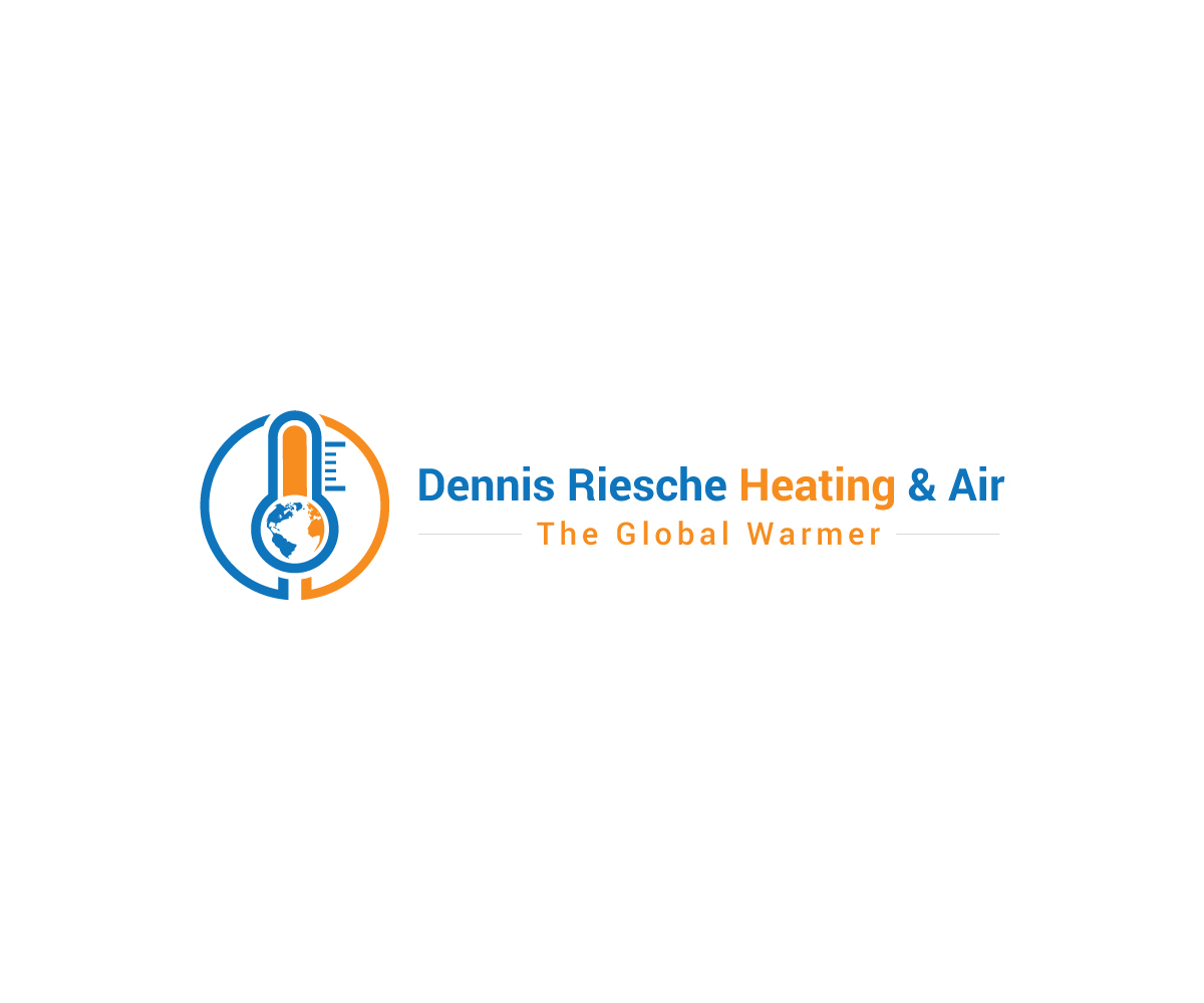 Logo Design by Keysoft for Dennis Riesche Heating & Air | Design #3586205