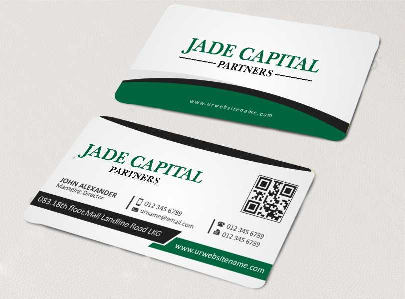 Diseño de Tarjeta de Presentación por AwsomeD para Jade Capital Partners | Diseño #3555265