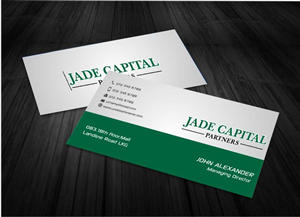 Business Card Design by AwsomeD for Jade Capital Partners | Design: #3555274