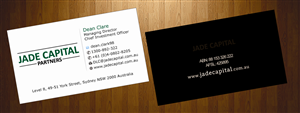 Business Card Design by harmi_199 for Jade Capital Partners | Design: #3552421