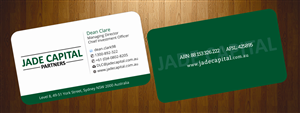 Business Card Design by harmi_199 for Jade Capital Partners | Design: #3552425