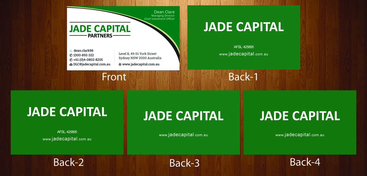 Visitenkarten-Design von harmi_199 für Jade Capital Partners | Design #3581920