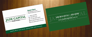 Business Card Design by harmi_199 for Jade Capital Partners | Design: #3589597