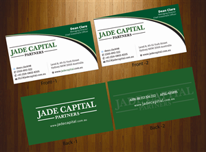 Business Card Design by harmi_199 for Jade Capital Partners | Design: #3620863