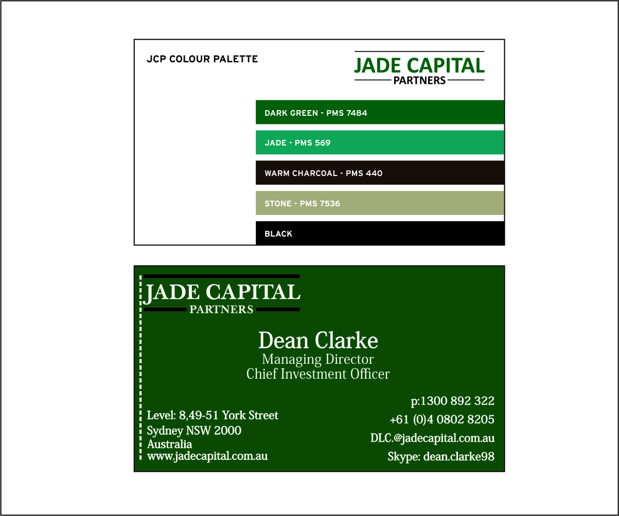 Business Card Design by saeed dana for Jade Capital Partners | Design #3549286