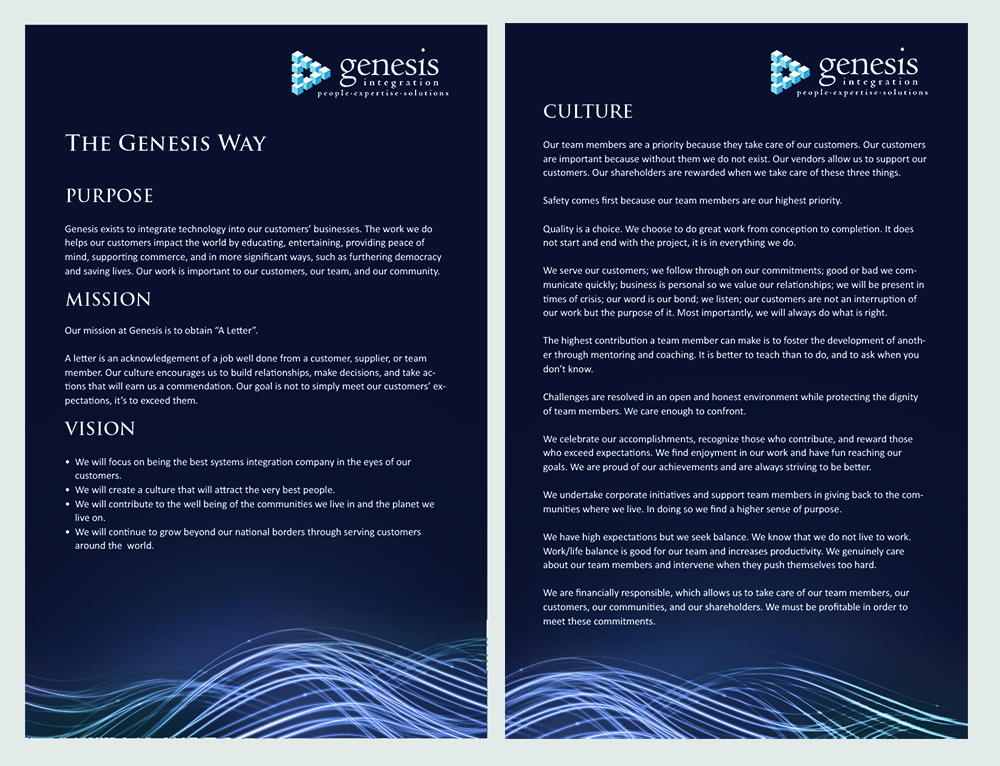 Poster-Design von TheyCallMeJenks für Genesis Integration Inc. | Design #884715
