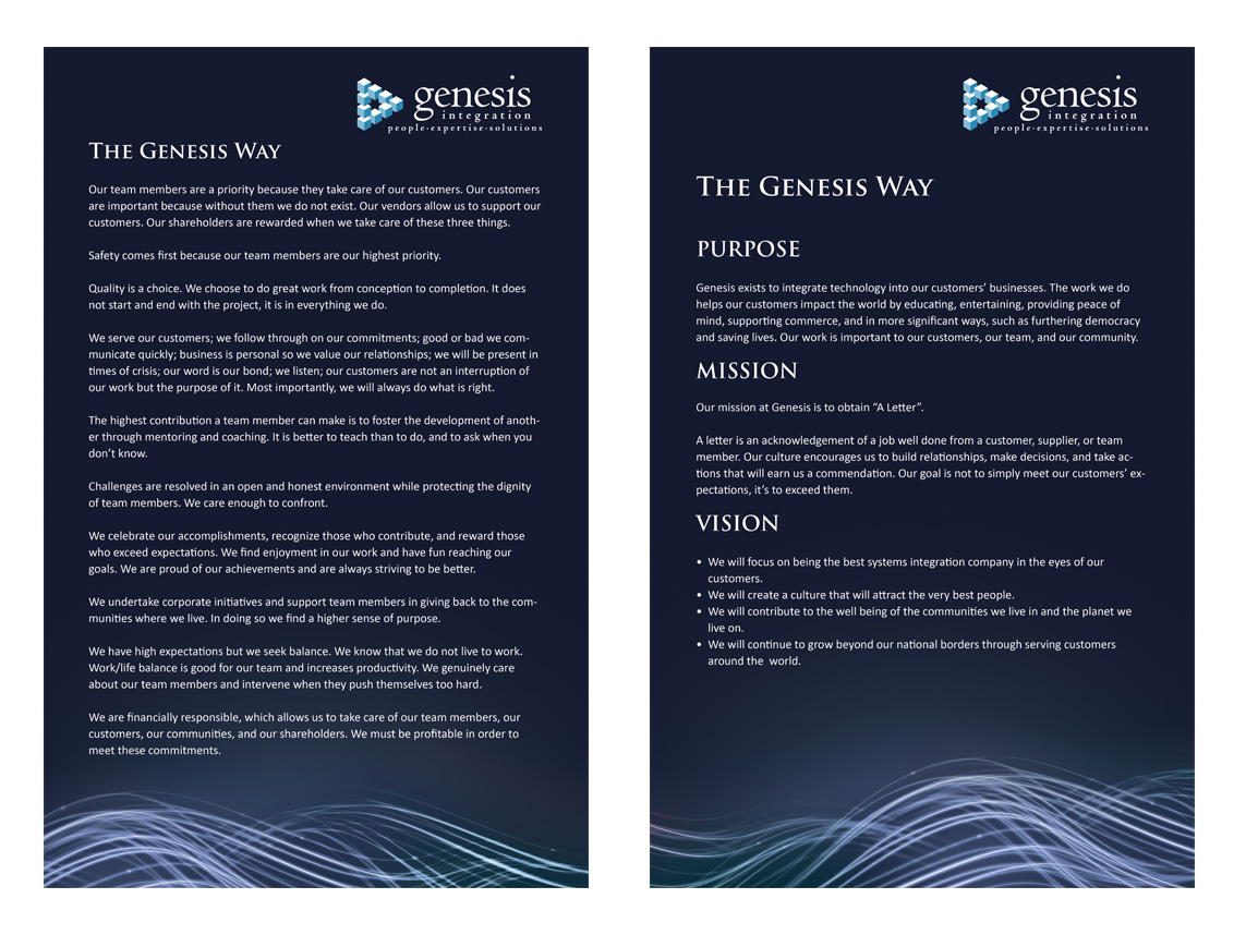 Poster-Design von TheyCallMeJenks für Genesis Integration Inc. | Design #898395