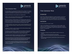 Poster-Design von TheyCallMeJenks für Genesis Integration Inc. | Design: #898395