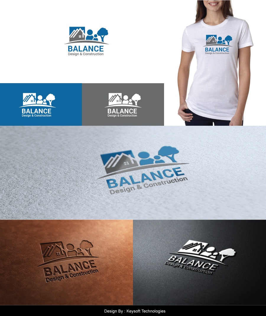 Diseño de Logo por Keysoft para Balance Design & Construction Pty Ltd | Diseño #3550733