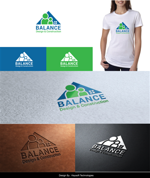 Logo Design by Keysoft for Balance Design & Construction Pty Ltd | Design #3573524