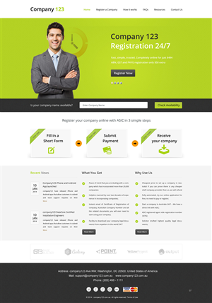 Web Design by pb for this project | Design: #3561805