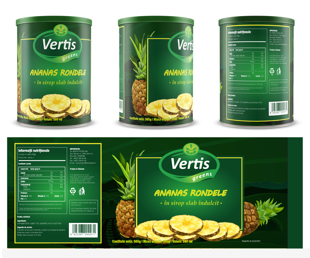 Packaging Design by webytes for Vertis Foods RO5221452 | Design #3556467