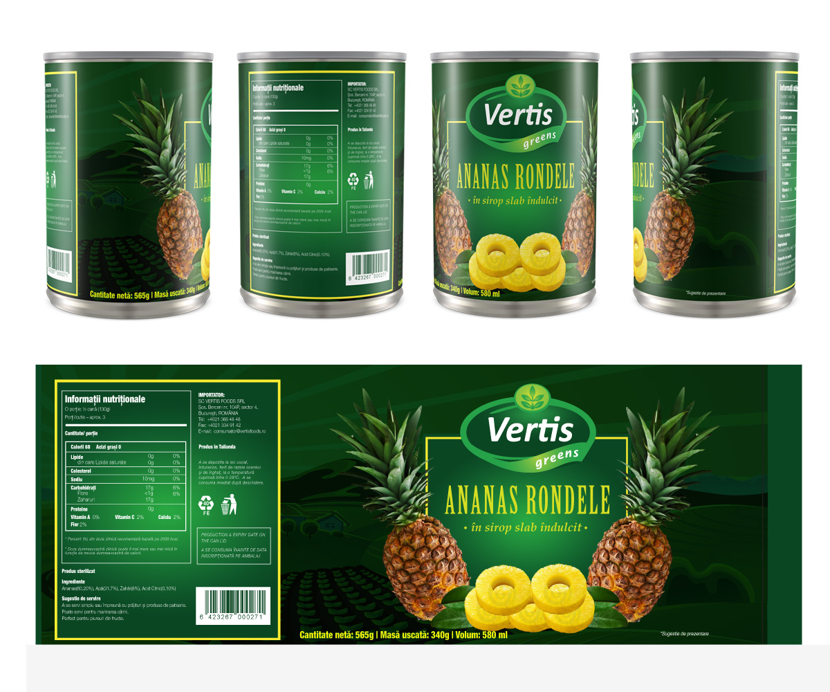 Packaging Design by webytes for Vertis Foods RO5221452 | Design #3592199