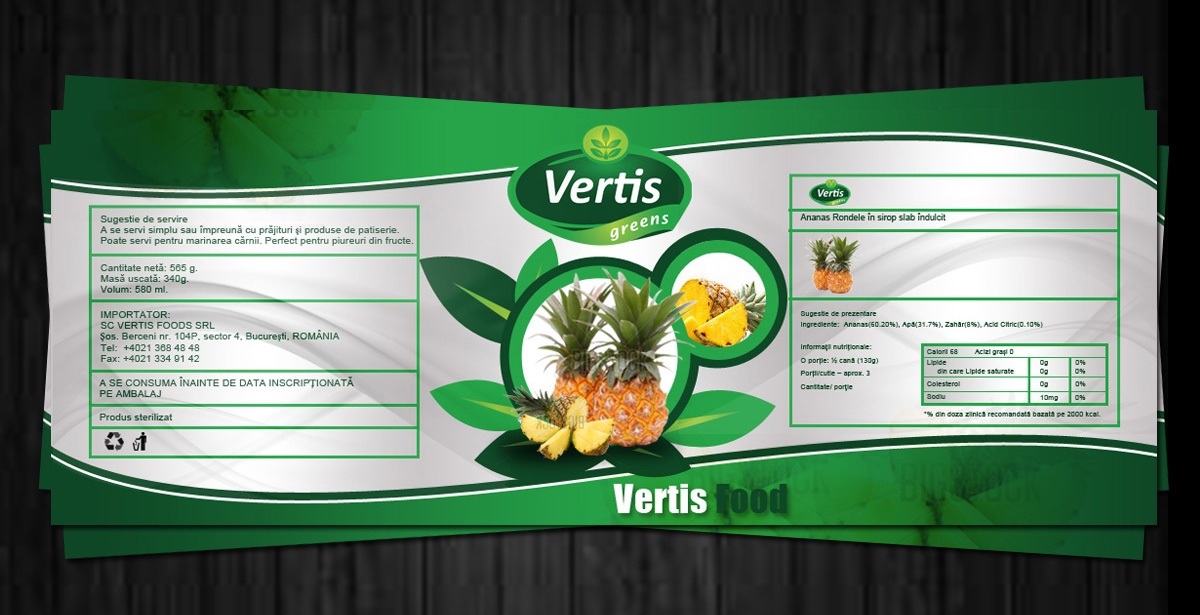 Packaging Design by ESolz Technologies for Vertis Foods RO5221452 | Design #3557918