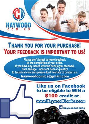 Flyer Design by Maden for Haywood Games LLC | Design: #3569433