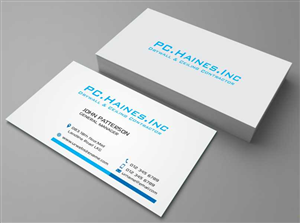 Business Card Design by AwsomeD for PC.Haines.INC Drywall & Ceiling Contractor | Design: #3557019