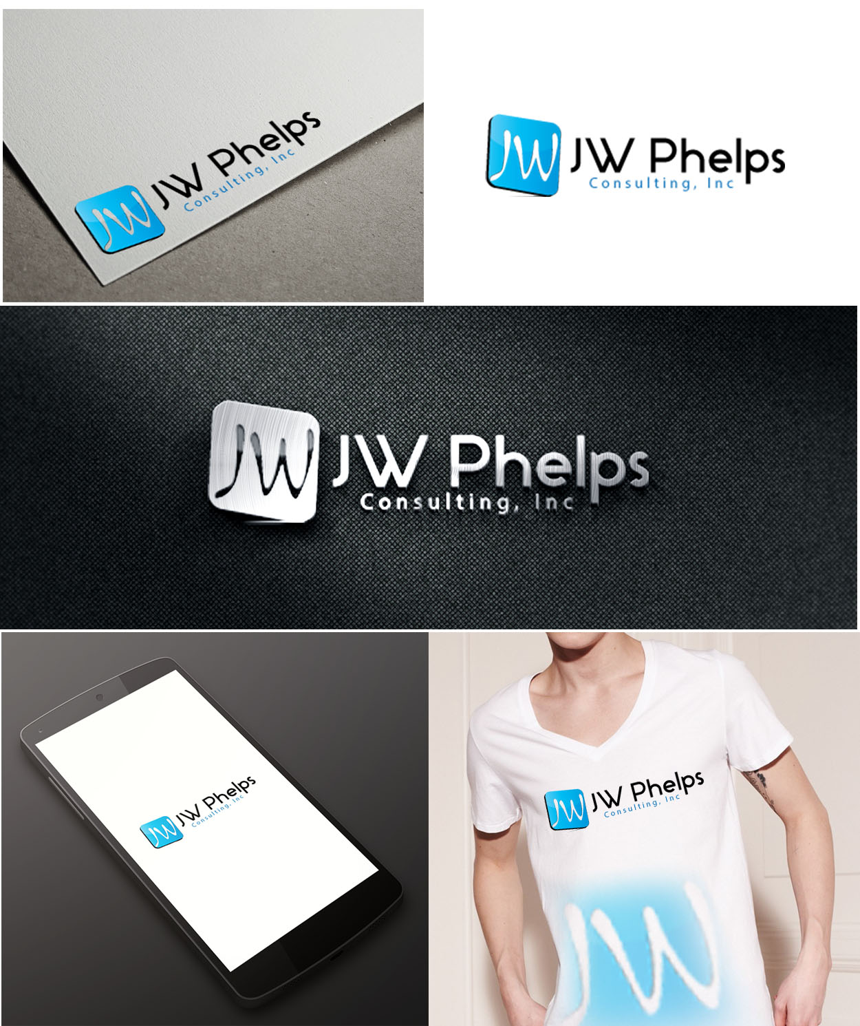 Logo Design by Gentle Spring Rain for J W Phelps Consulting, Inc. | Design #3557930