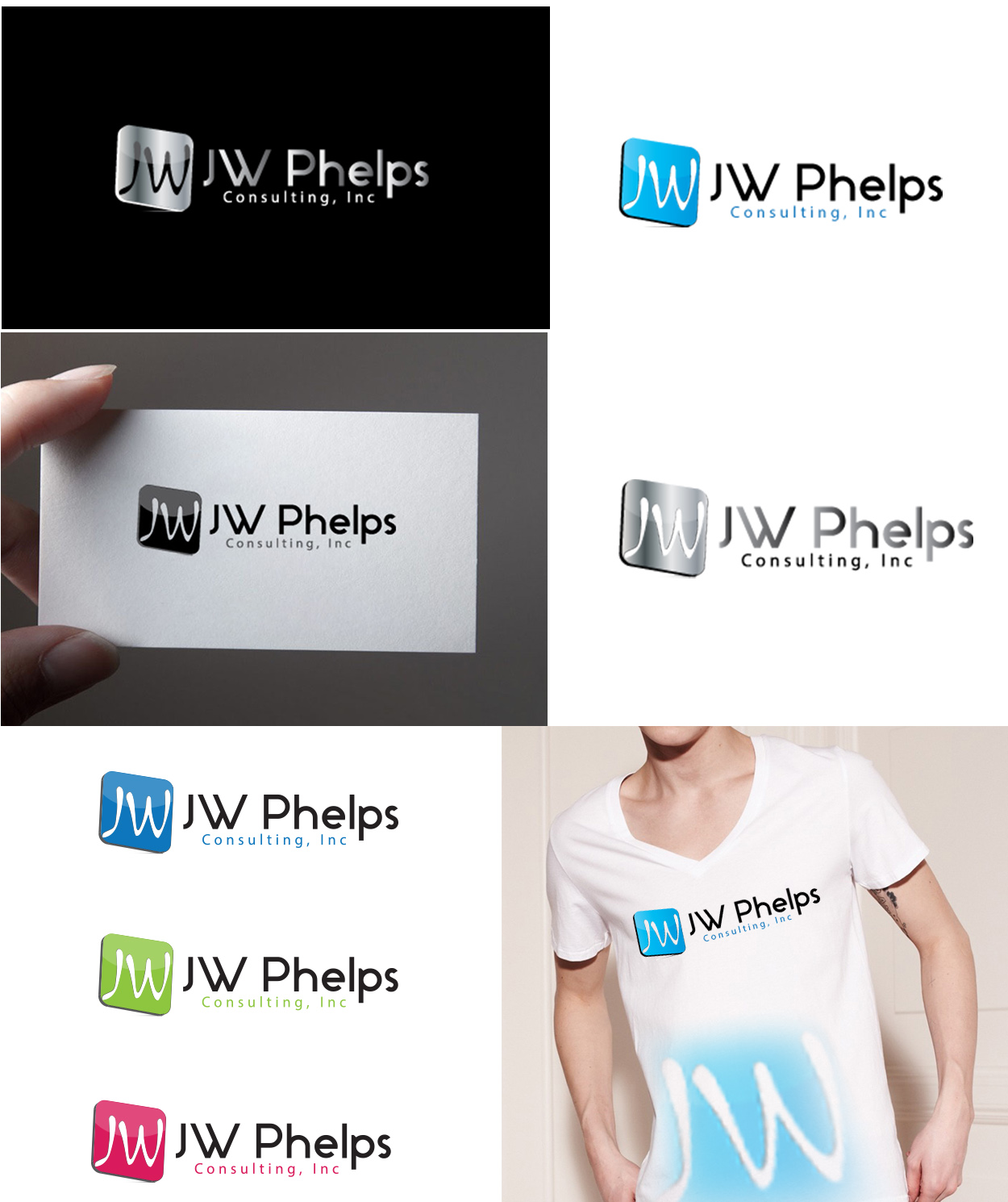 Logo Design by Gentle Spring Rain for J W Phelps Consulting, Inc. | Design #3560530