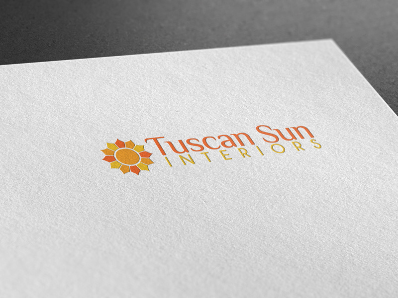 Diseño de Logo por PinworksDesign para Tuscan Sun Interiors | Diseño #3559255