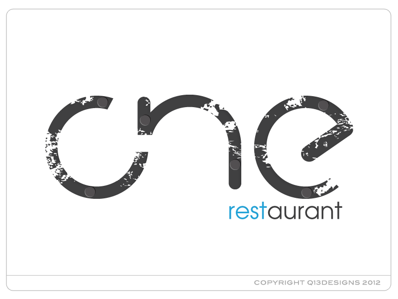 Logo Design by Suzie Q - Q13Designs.com for Restaurant One | Design #896717