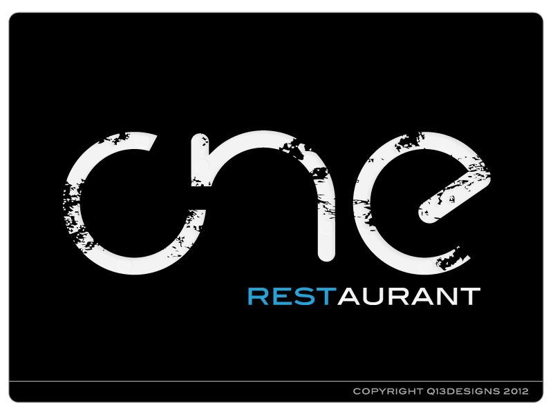 Logo-Design von Suzie Q - Q13Designs.com für Restaurant One | Design #896726