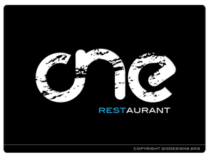 Logo Design by Suzie Q - Q13Designs.com for Restaurant One | Design: #902398