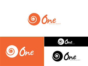 Logo Design by Depoetra™ for Restaurant One | Design: #893165