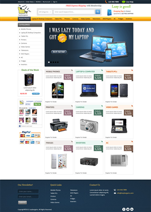 Web-Design von Mayank Patel für dieses Projekt | Design: #898793