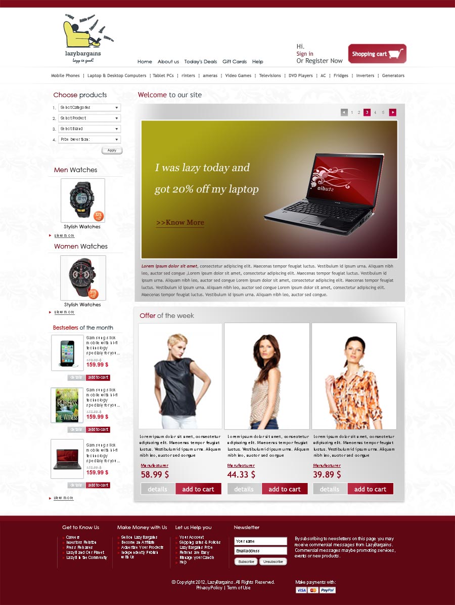 Web Design by UniqueDesignz for this project | Design #898547
